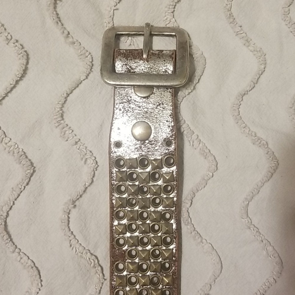 Studded Leather Belt